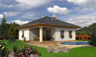 House with attic space and basement.